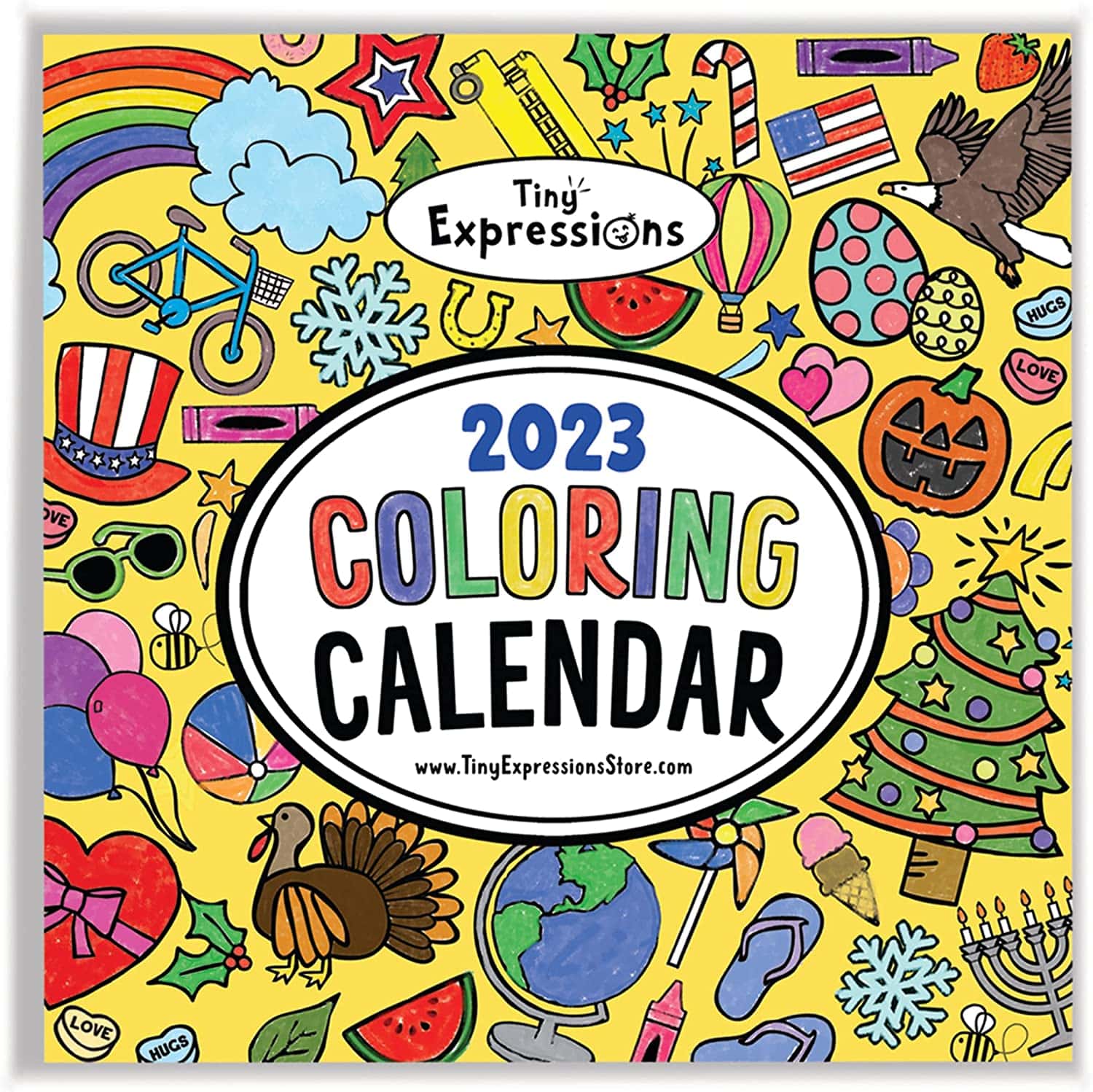 2023 Coloring Calendar for kids