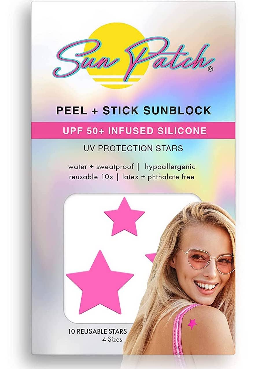 Star shaped UV protection patch 