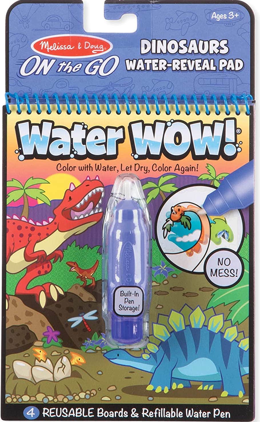 Water Wow Dinosaur book by Melissa and Doug 