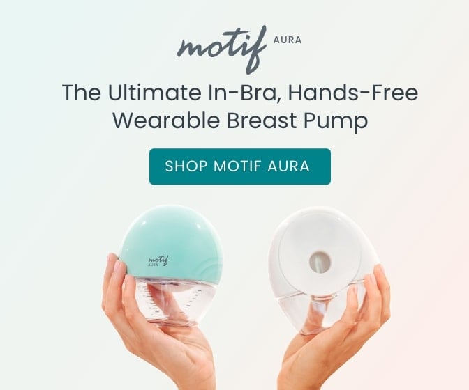 Motif Aura Breast Pump Ideal for the Busy Mom