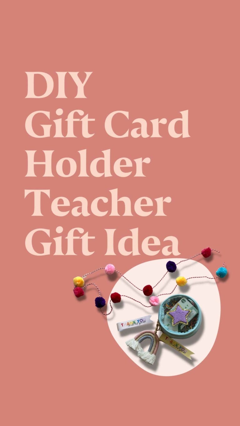 DIY Gift Card Holder Teacher Gift Idea