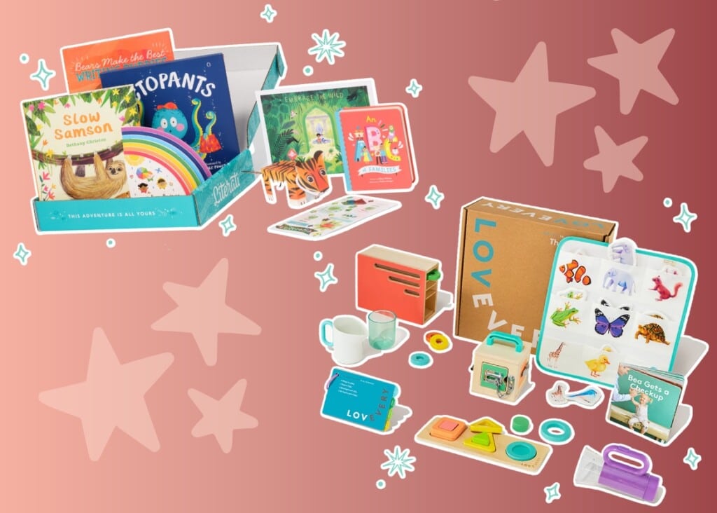Collage of the Best Subscription Boxes For Kids