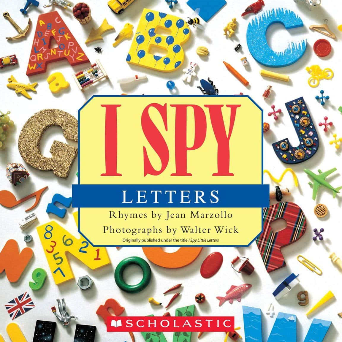 I Spy Letters book cover