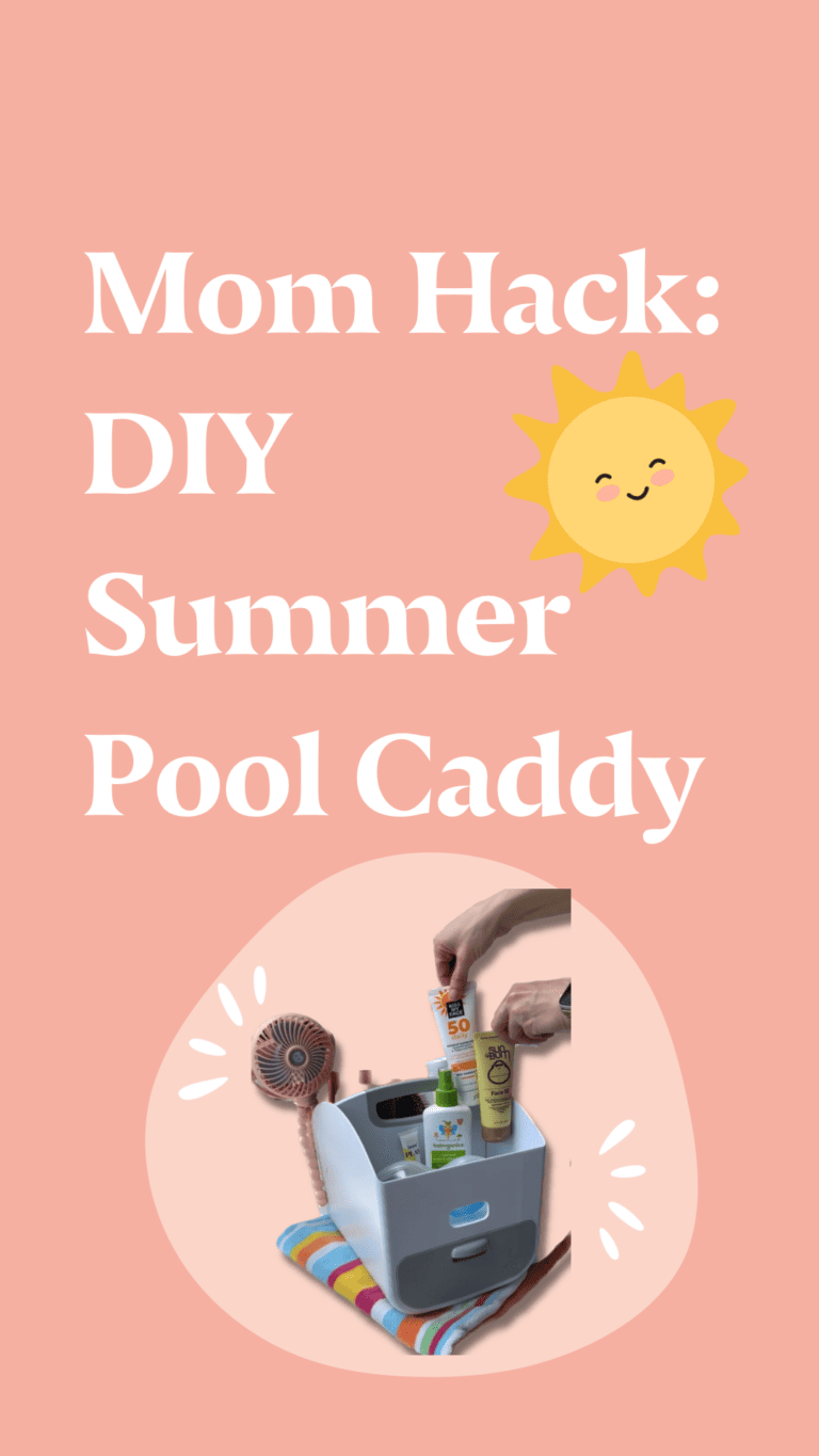 Mom Hack: DIY Summer Pool Caddy