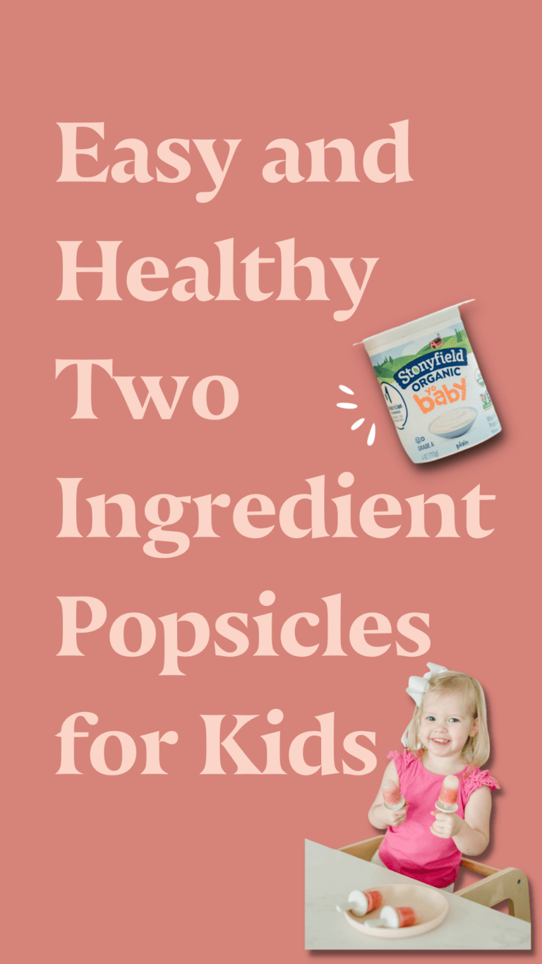 Easy and Healthy Two-Ingredient Popsicles for Kids