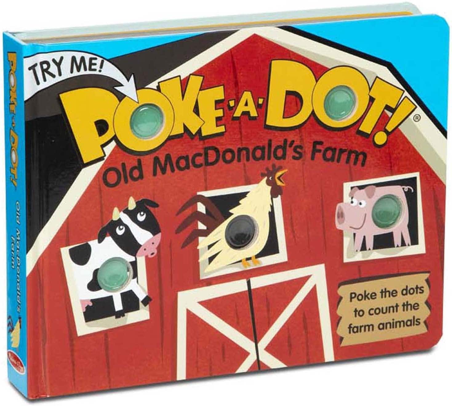Melissa & Doug Children's Book - Poke-a-Dot: Old MacDonald’s Farm book cover