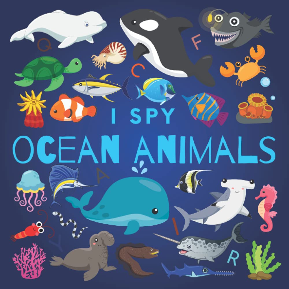 "I Spy Ocean Animals" Book Cover