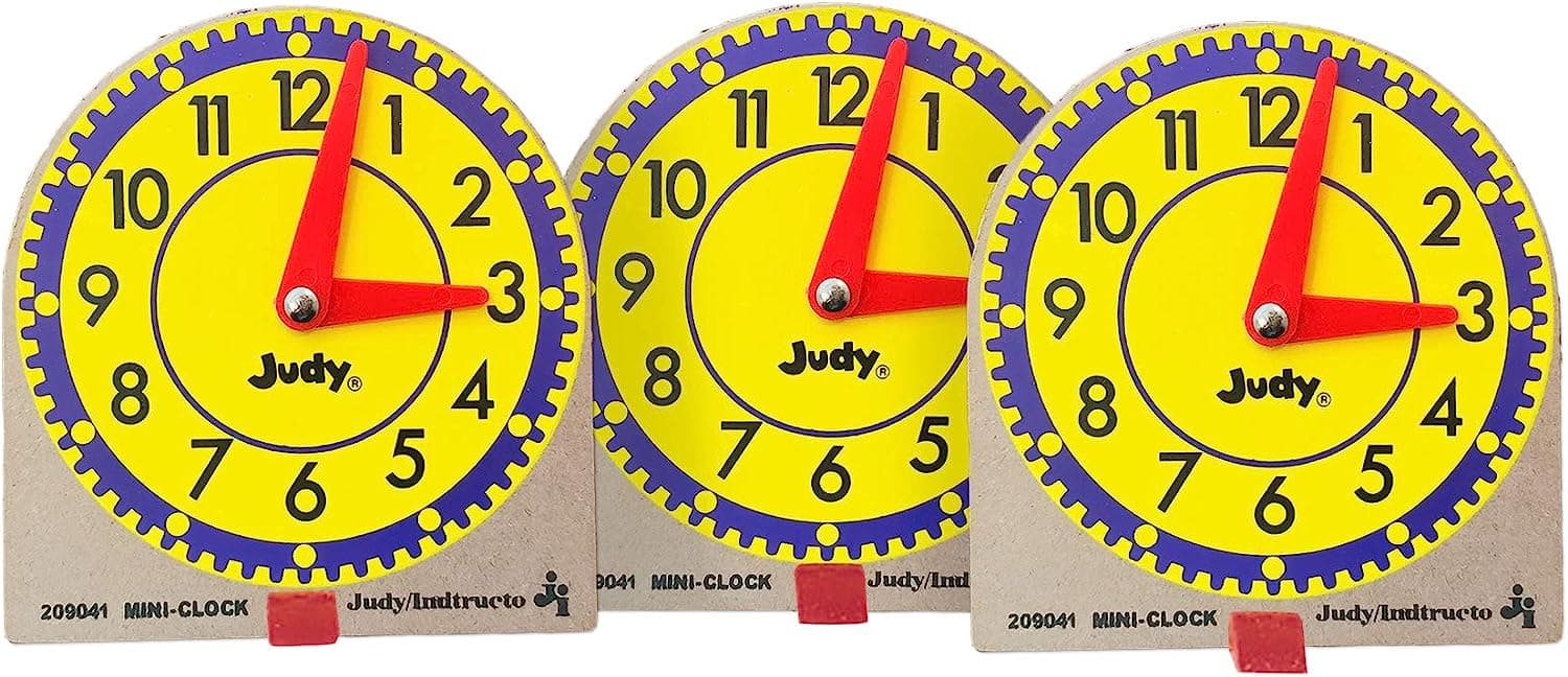 Carson Dellosa Mini Judy Clock Set
