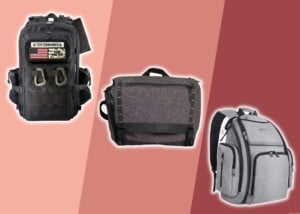 Collage of Diaper Bags for Dads