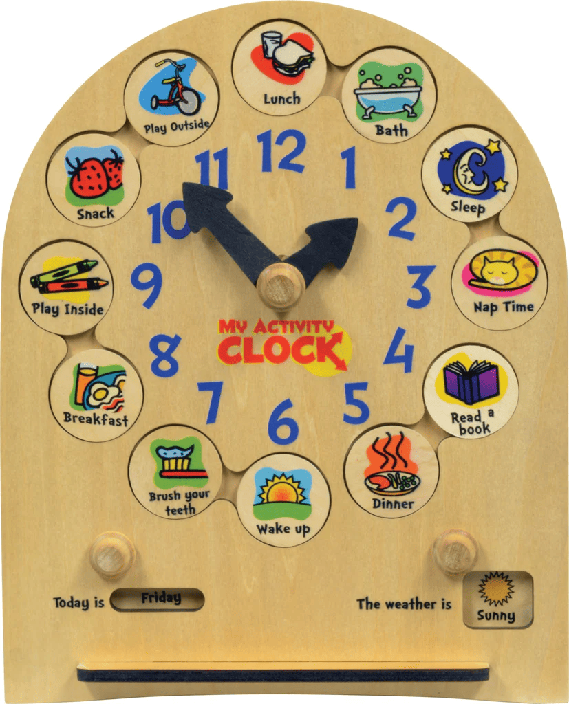 My Activity Clock from The Baby Penguin
