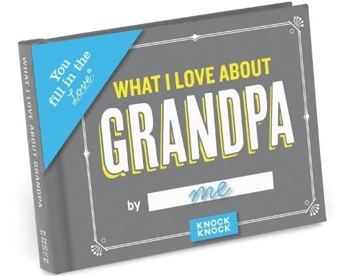 What I Love About Grandpa Fill in the Love Journal