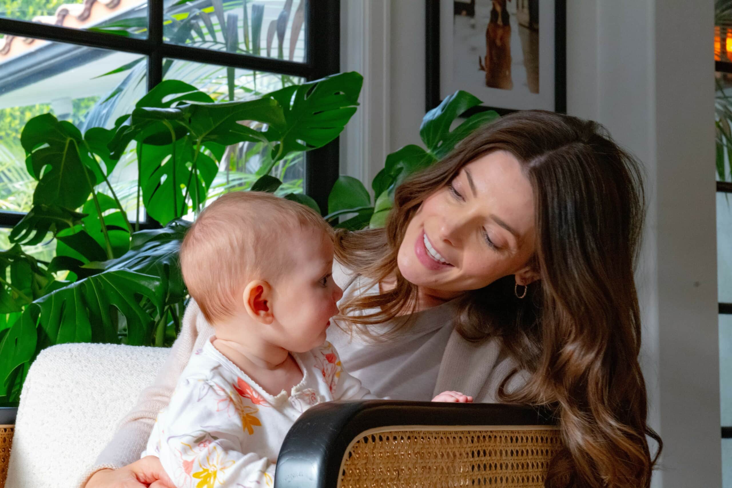 Ashley Greene Khoury with her daughter.