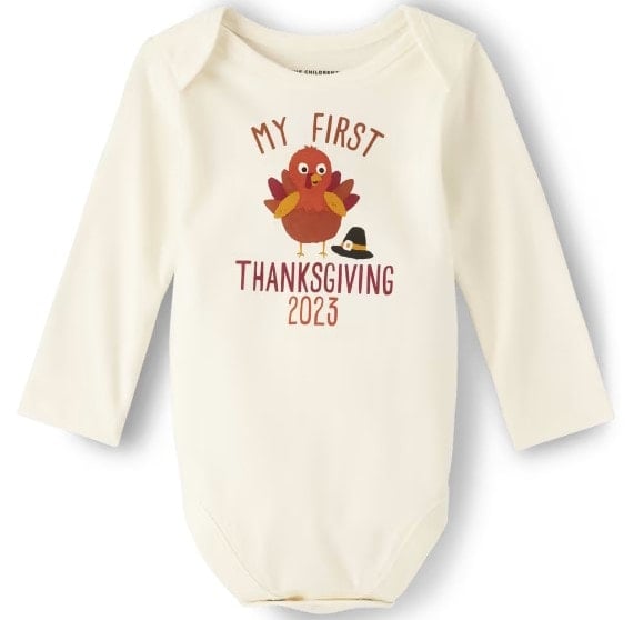 The Children's Place Unisex Baby's First Thanksgiving Bodysuit
