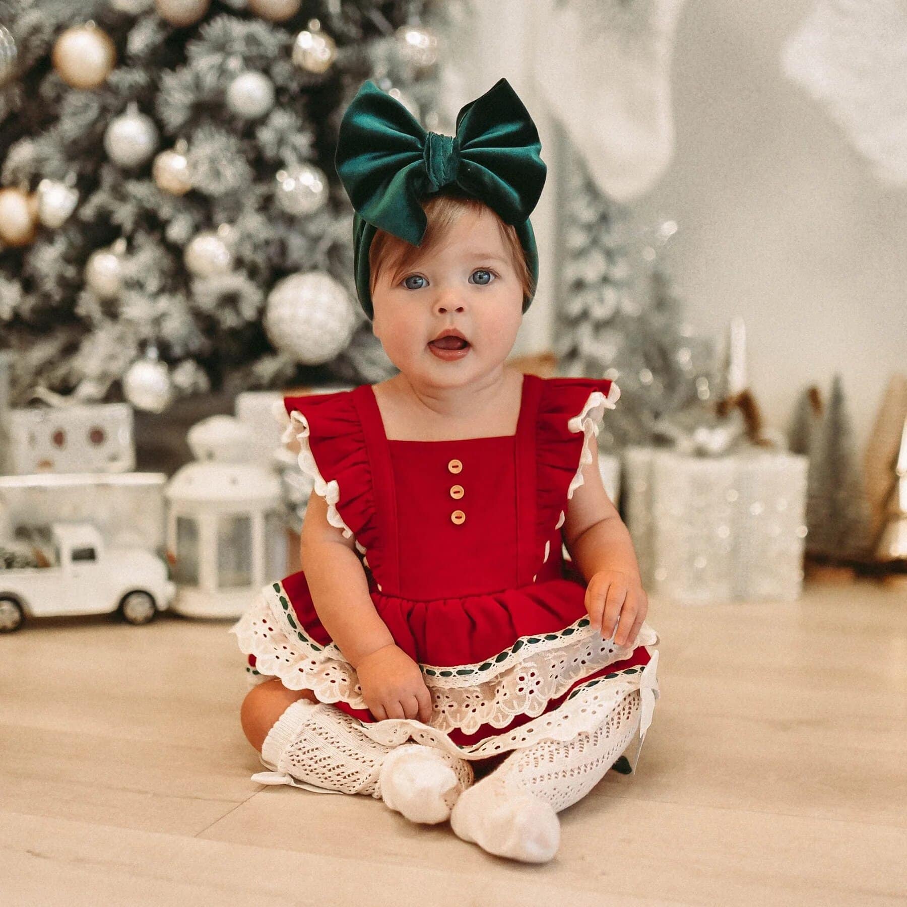 25 Baby Girl Christmas Outfits You'll Love - Baby Chick