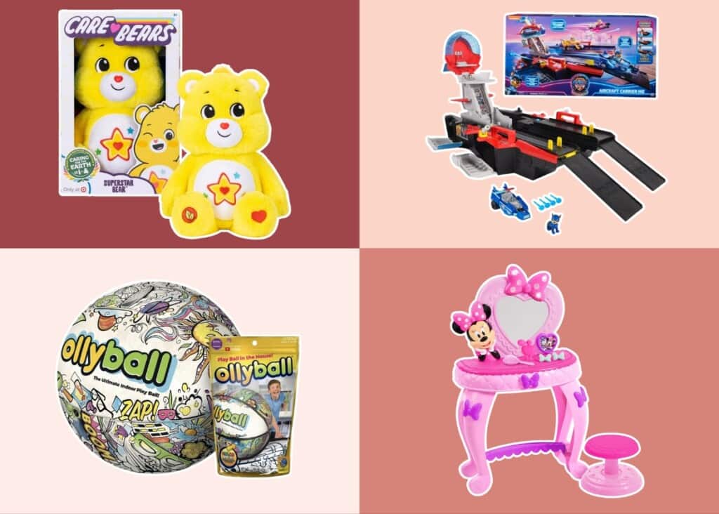 Collage of the Best Toys for 4-Year-Olds