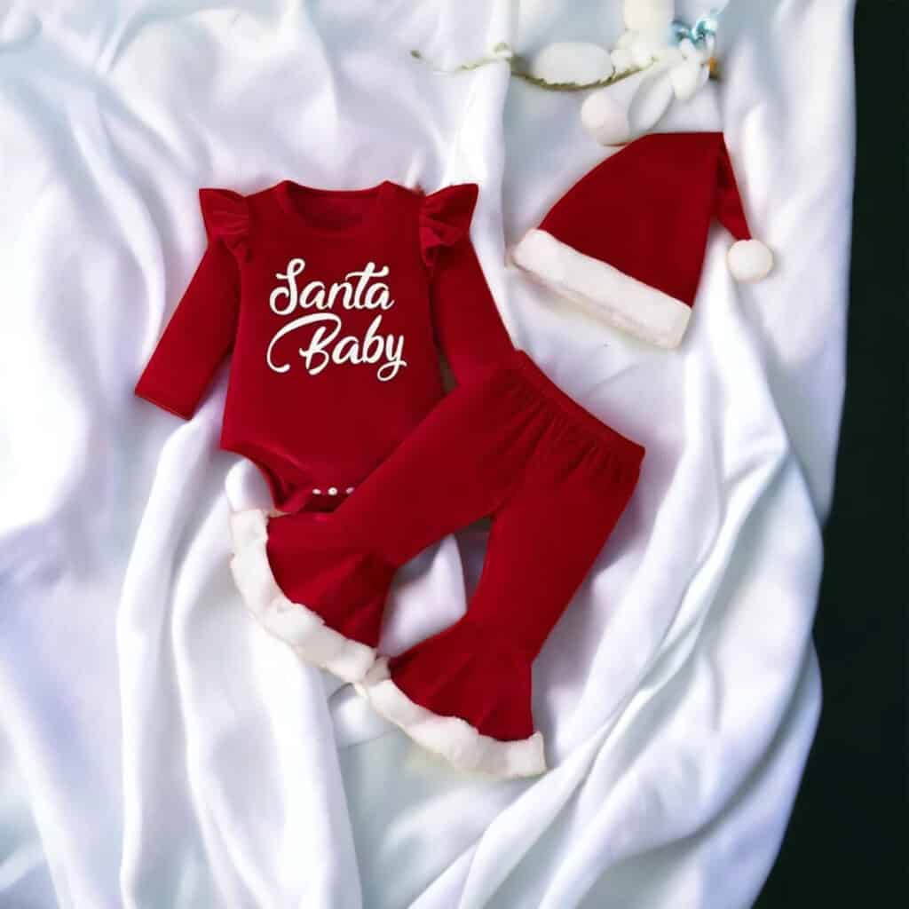 25 Baby Girl Christmas Outfits You'll Love - Baby Chick