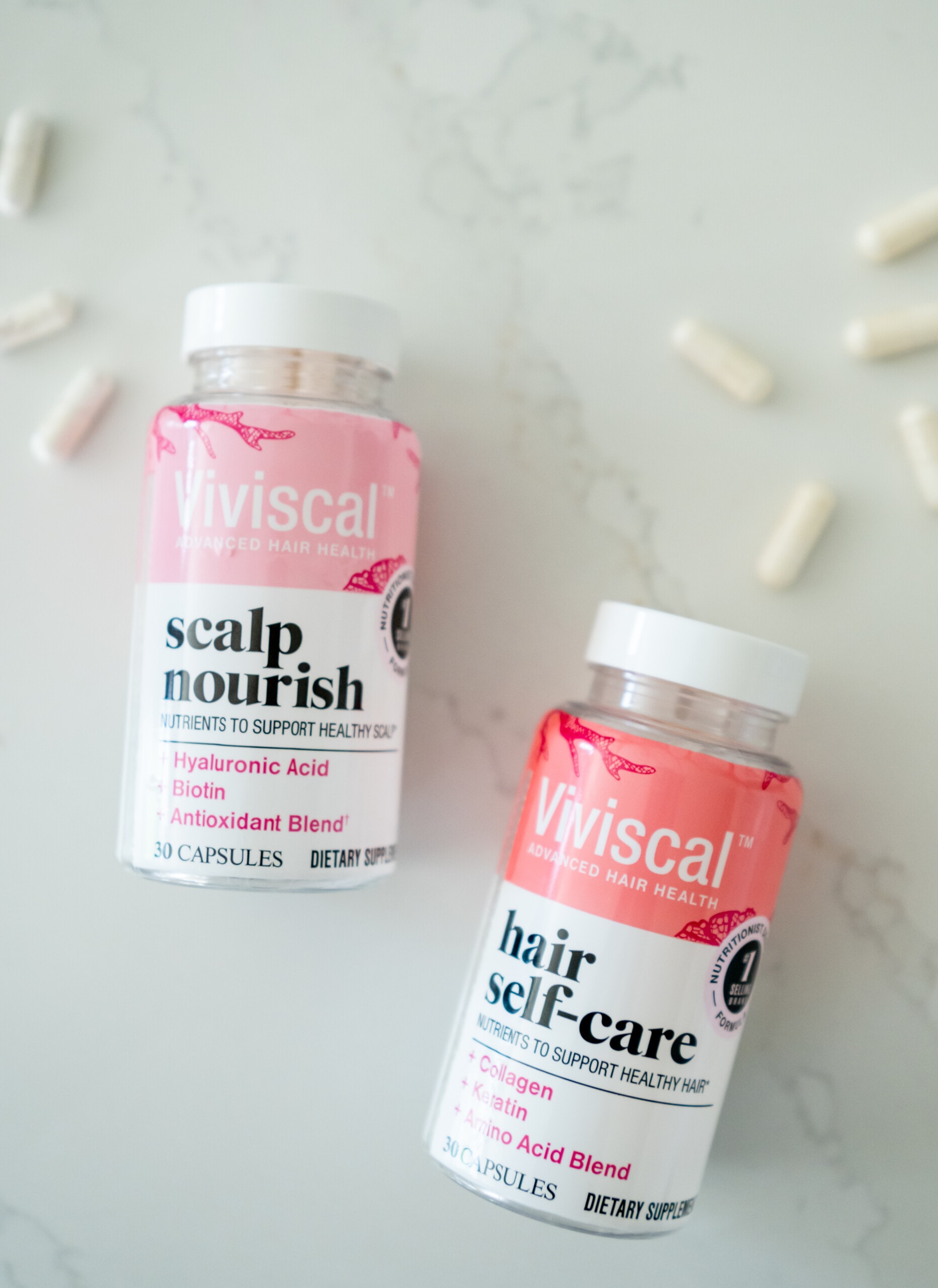 Viviscal scalp nourish and hair self-care supplements