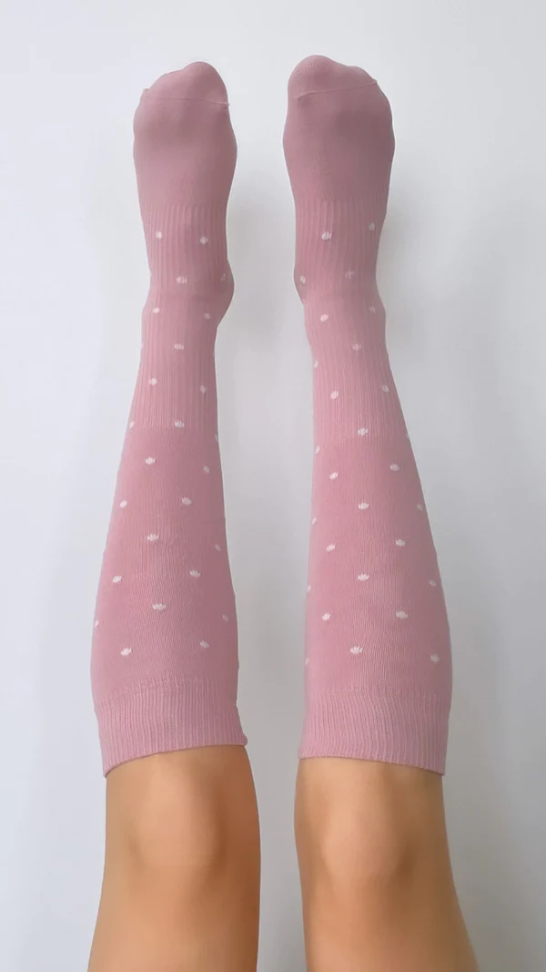 Pear compression socks - pink