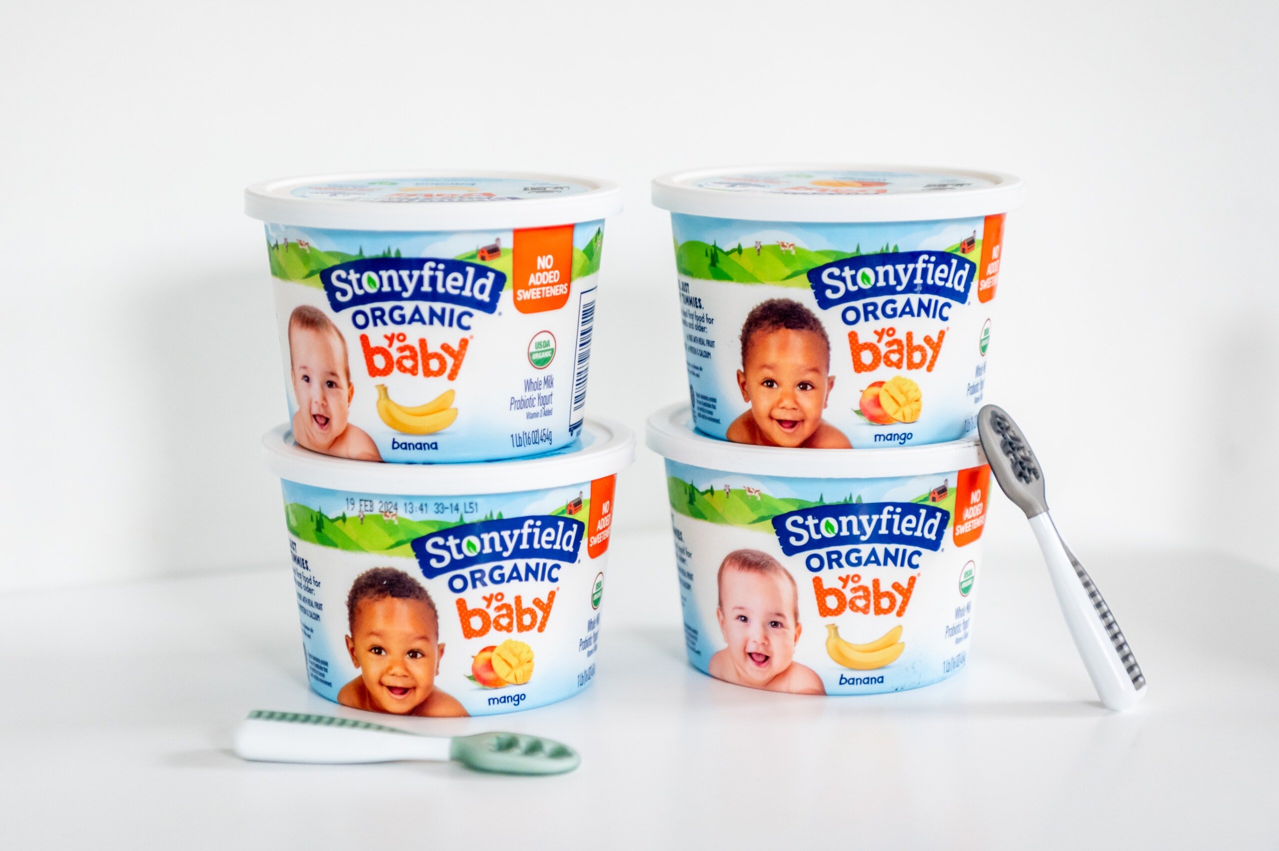 Stonyfield's new yobaby yogurt that contains no added sweeteners