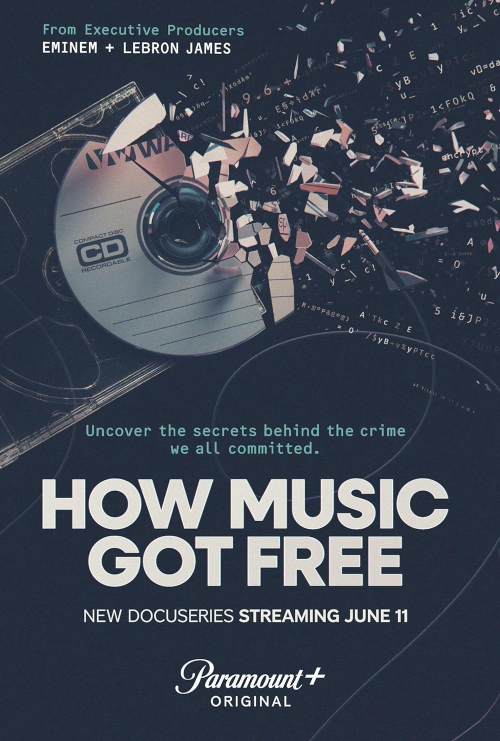 A promotional poster for the Paramount+ original docuseries 
